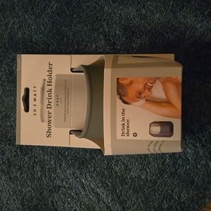 Shower drink holder